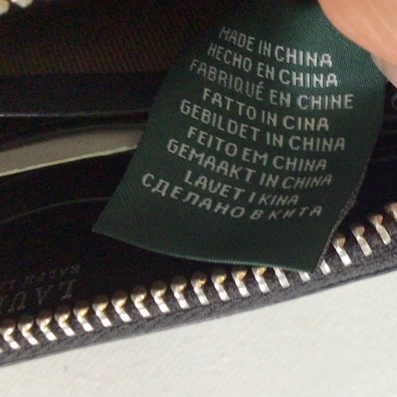 Ralph Lauren Zip Wristlet Black - Picture 6 of 15